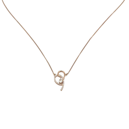 Dancing Solitaire Pendant Chain